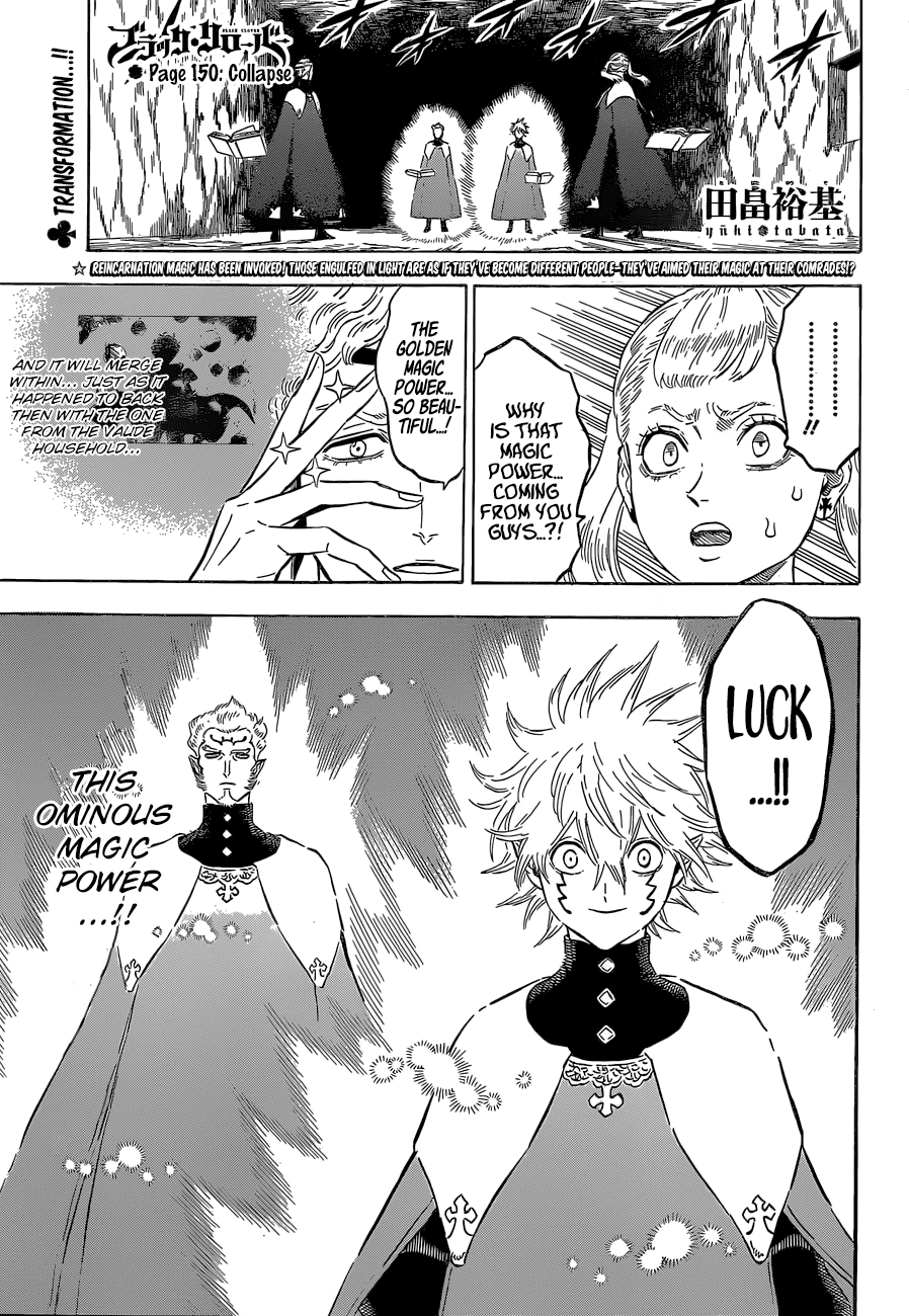 Black Clover chapter 150 image 01